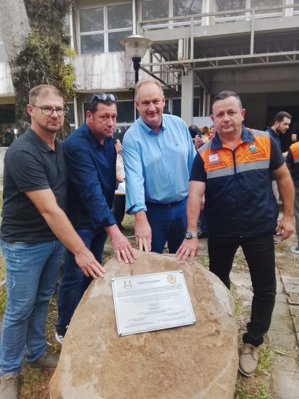 Roca Sales participa de solenidade de lançamento do novo Centro Estadual de Gestão Integrada de Riscos e Desastres